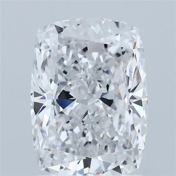 2.00 Carat Cushion Lab Grown Diamond, Excellent Polish, D Color, VS1 Clarity
