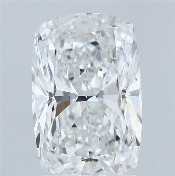 2.00 Carat Cushion Lab Grown Diamond, Excellent Polish, D Color, VVS2 Clarity