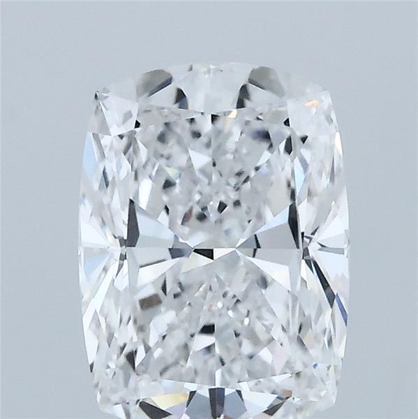 2.00 Carat Cushion Lab Grown Diamond, Excellent Polish, D Color, VVS2 Clarity