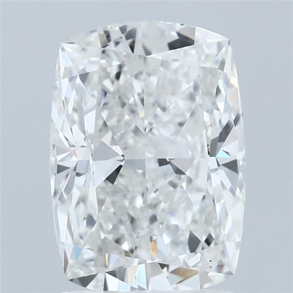 2.00 Carat Cushion Lab Grown Diamond, Excellent Polish, F Color, VS1 Clarity