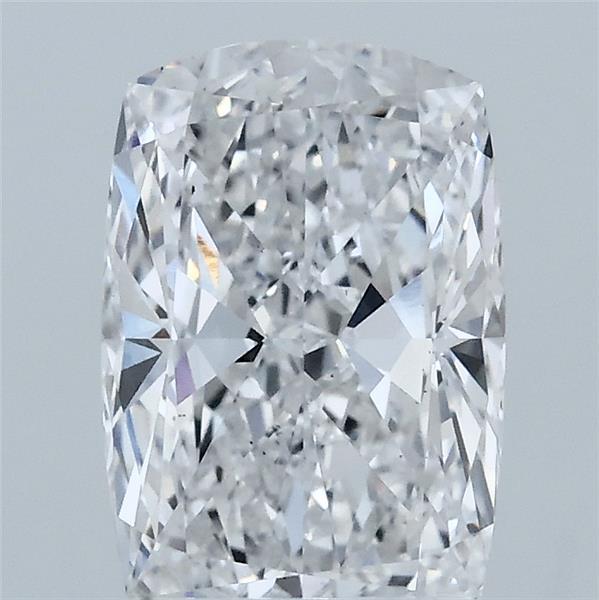 2.01 Carat Cushion Lab Grown Diamond, Excellent Polish, D Color, VS2 Clarity