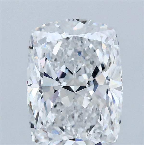 2.01 Carat Cushion Lab Grown Diamond, Excellent Polish, D Color, VVS2 Clarity