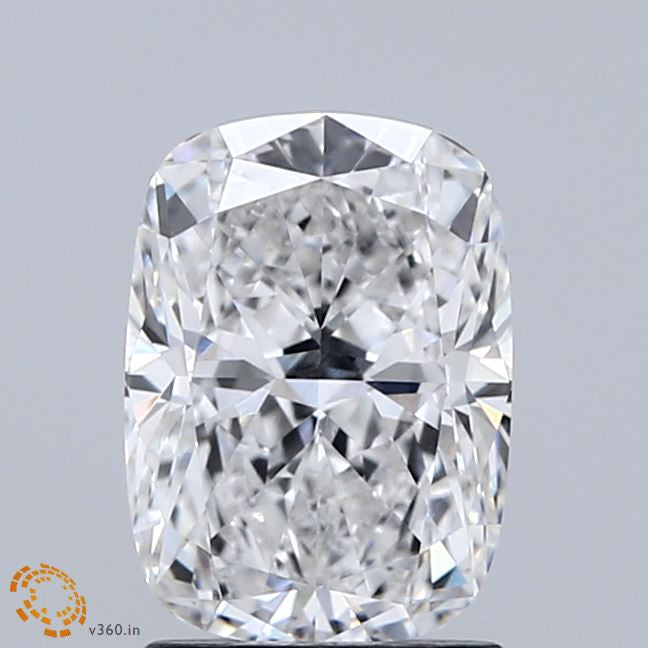2.01 Carat Cushion Lab Grown Diamond, Excellent Polish, E Color, VVS2 Clarity