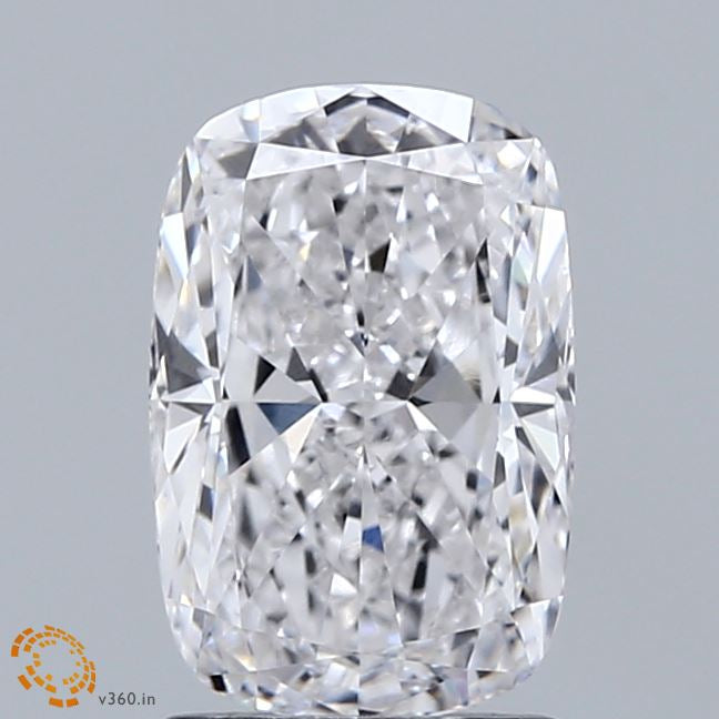 2.01 Carat Cushion Lab Grown Diamond, Excellent Polish, E Color, VVS2 Clarity