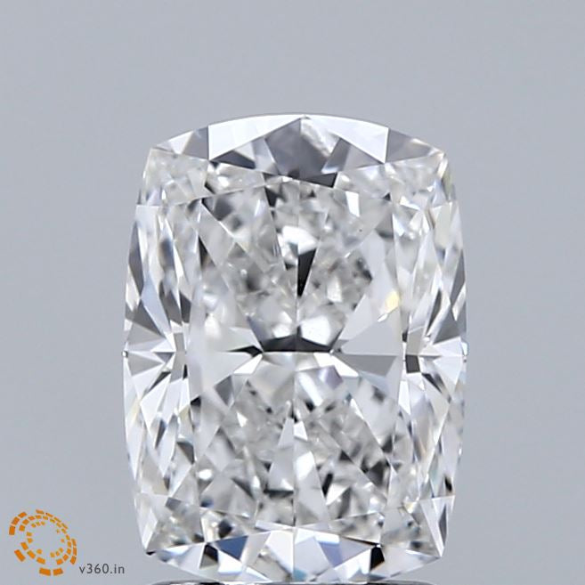 2.01 Carat Cushion Lab Grown Diamond, Excellent Polish, E Color, VVS2 Clarity