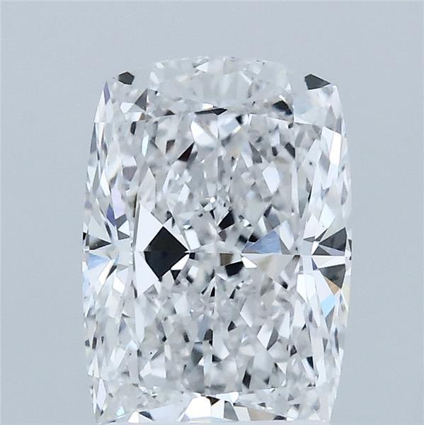 2.02 Carat Cushion Lab Grown Diamond, Excellent Polish, D Color, VS1 Clarity