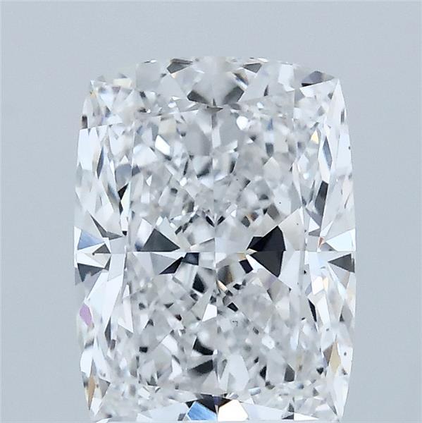 2.02 Carat Cushion Lab Grown Diamond, Excellent Polish, D Color, VS1 Clarity