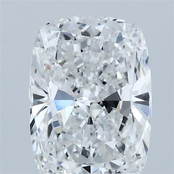 2.02 Carat Cushion Lab Grown Diamond, Excellent Polish, D Color, VVS1 Clarity