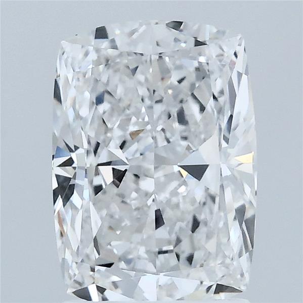 2.03 Carat Cushion Lab Grown Diamond, Excellent Polish, D Color, VVS2 Clarity
