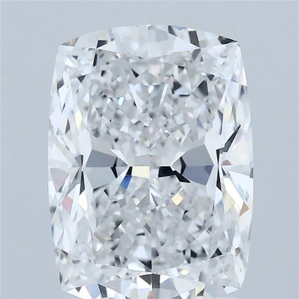 2.03 Carat Cushion Lab Grown Diamond, Excellent Polish, D Color, VVS2 Clarity