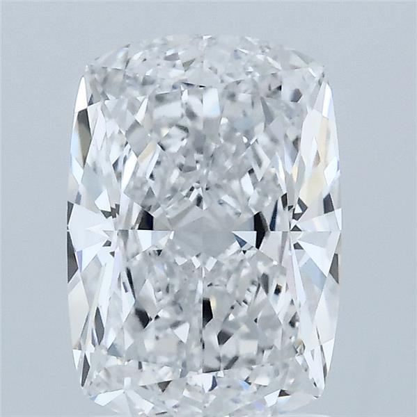 2.03 Carat Cushion Lab Grown Diamond, Excellent Polish, D Color, VVS2 Clarity