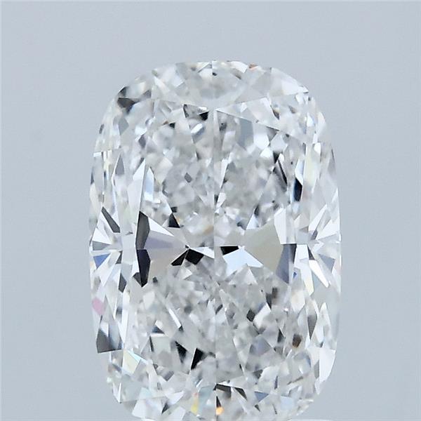 2.03 Carat Cushion Lab Grown Diamond, Excellent Polish, E Color, VS1 Clarity