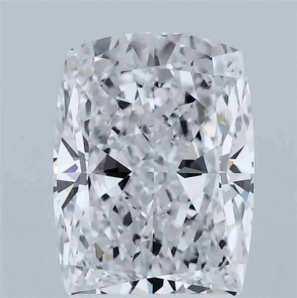 2.05 Carat Cushion Lab Grown Diamond, Excellent Polish, D Color, VVS2 Clarity