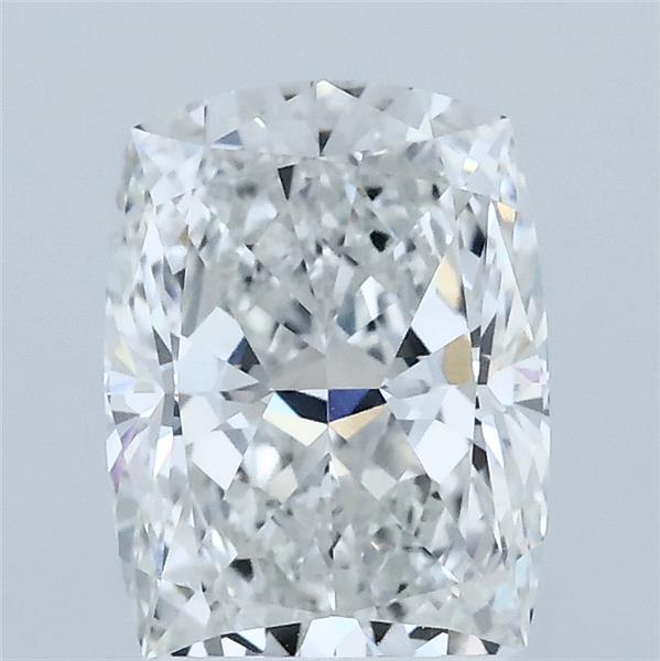 2.05 Carat Cushion Lab Grown Diamond, Excellent Polish, E Color, VVS2 Clarity