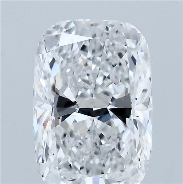 2.07 Carat Cushion Lab Grown Diamond, Excellent Polish, D Color, VS2 Clarity