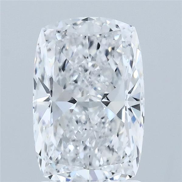 2.07 Carat Cushion Lab Grown Diamond, Excellent Polish, D Color, VVS1 Clarity