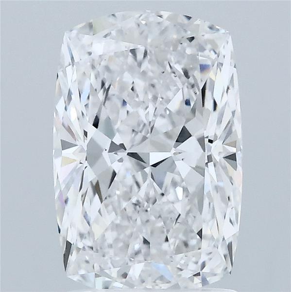 2.08 Carat Cushion Lab Grown Diamond, Excellent Polish, D Color, VS1 Clarity