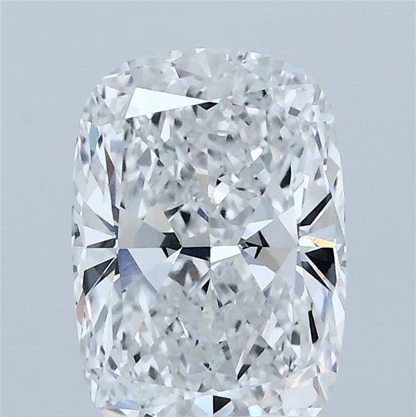 2.08 Carat Cushion Lab Grown Diamond, Excellent Polish, D Color, VVS2 Clarity