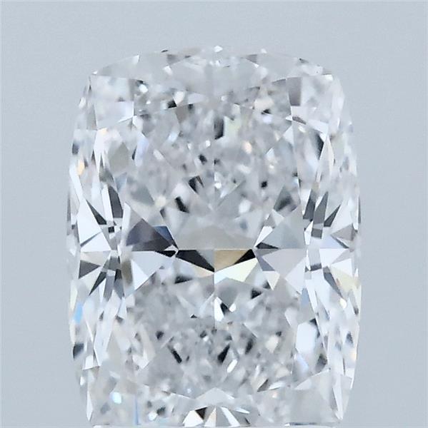 2.09 Carat Cushion Lab Grown Diamond, Excellent Polish, D Color, VVS2 Clarity