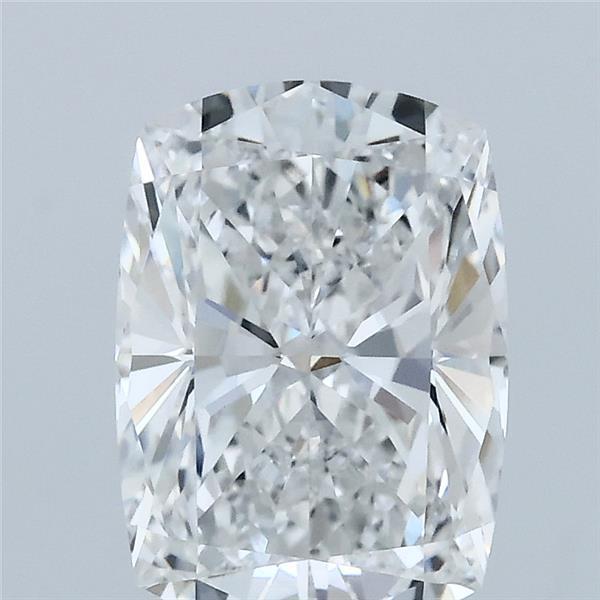 2.52 Carat Cushion Lab Grown Diamond, Excellent Polish, E Color, VVS2 Clarity