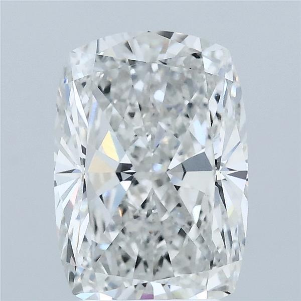 2.81 Carat Cushion Lab Grown Diamond, Excellent Polish, F Color, VVS2 Clarity