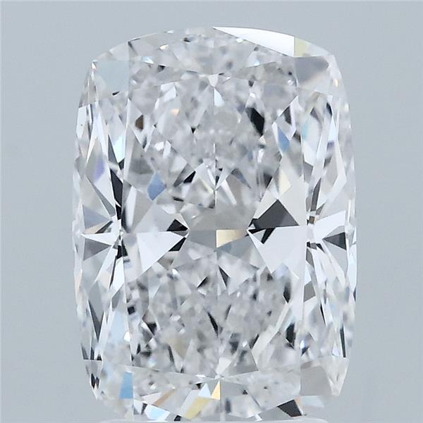 2.99 Carat Cushion Lab Grown Diamond, Excellent Polish, D Color, VVS2 Clarity