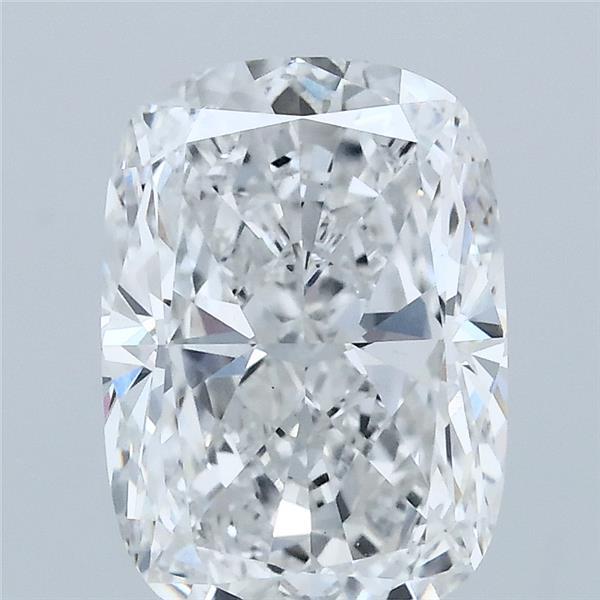 3.00 Carat Cushion Lab Grown Diamond, Excellent Polish, D Color, VS1 Clarity