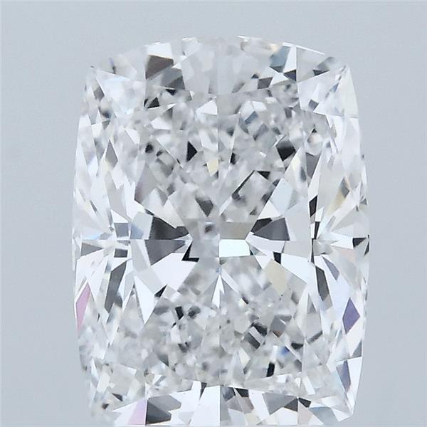 3.00 Carat Cushion Lab Grown Diamond, Excellent Polish, D Color, VS1 Clarity