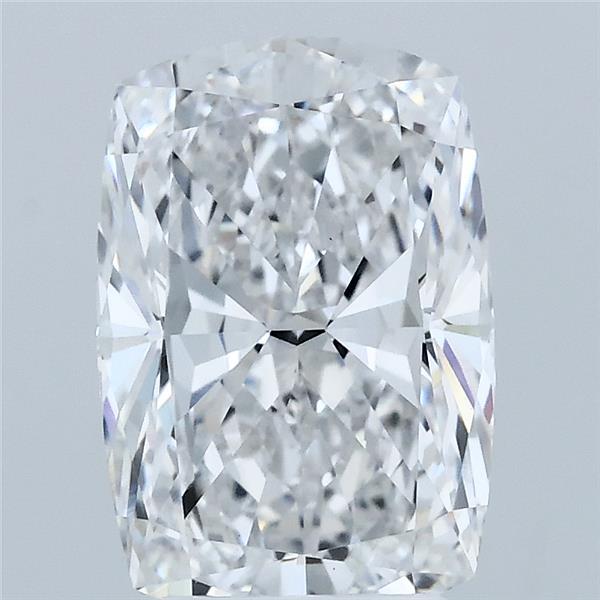 3.03 Carat Cushion Lab Grown Diamond, Excellent Polish, D Color, VVS2 Clarity