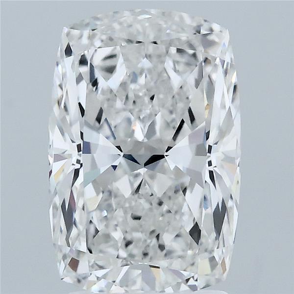 3.05 Carat Cushion Lab Grown Diamond, Excellent Polish, E Color, VVS2 Clarity