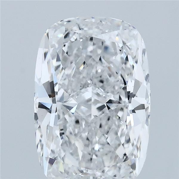 3.07 Carat Cushion Lab Grown Diamond, Excellent Polish, D Color, VS1 Clarity