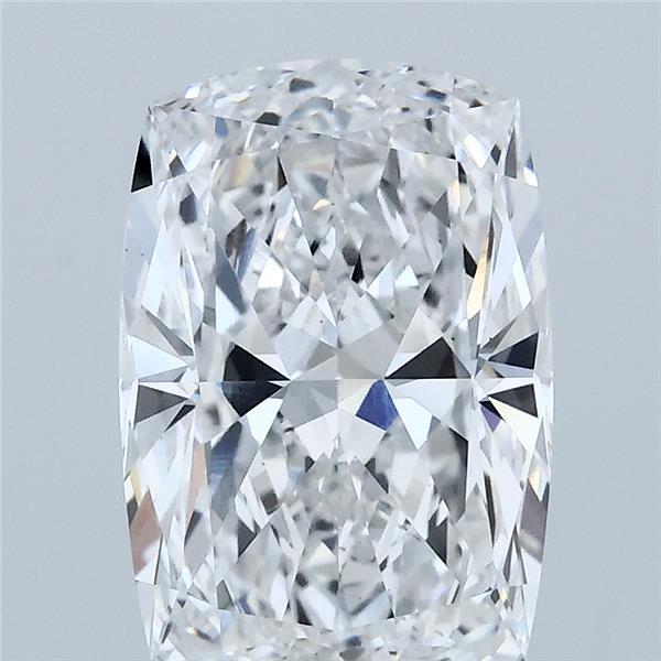 3.09 Carat Cushion Lab Grown Diamond, Excellent Polish, D Color, VS1 Clarity