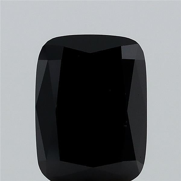 0.97 Carat Cushion Lab Grown Diamond, Fancy Black Color