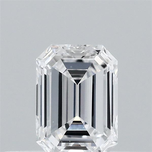 0.30 Carat Emerald Lab Grown Diamond, Excellent Polish, D Color, VVS2 Clarity