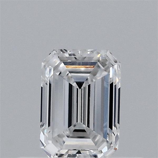 0.46 Carat Emerald Lab Grown Diamond, Very Good Polish, E Color, VVS2 Clarity