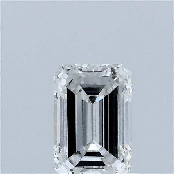 0.56 Carat Emerald Lab Grown Diamond, Very Good Polish, E Color, VVS2 Clarity