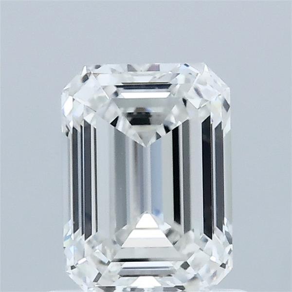 1.01 Carat Emerald Lab Grown Diamond, Excellent Polish, F Color, IF Clarity