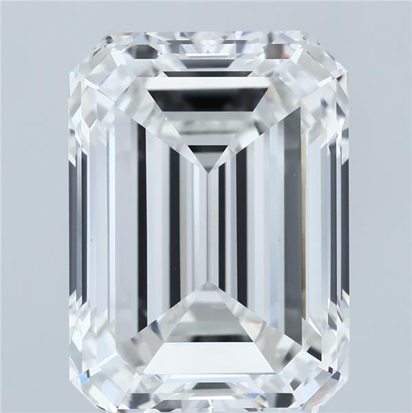10.25 Carat Emerald Lab Grown Diamond, Excellent Polish, F Color, VS1 Clarity