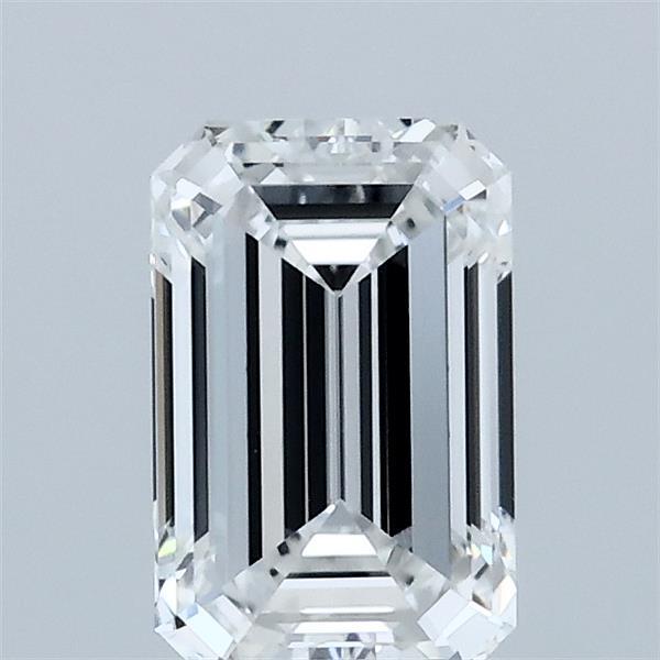 1.03 Carat Emerald Lab Grown Diamond, Excellent Polish, E Color, VVS2 Clarity