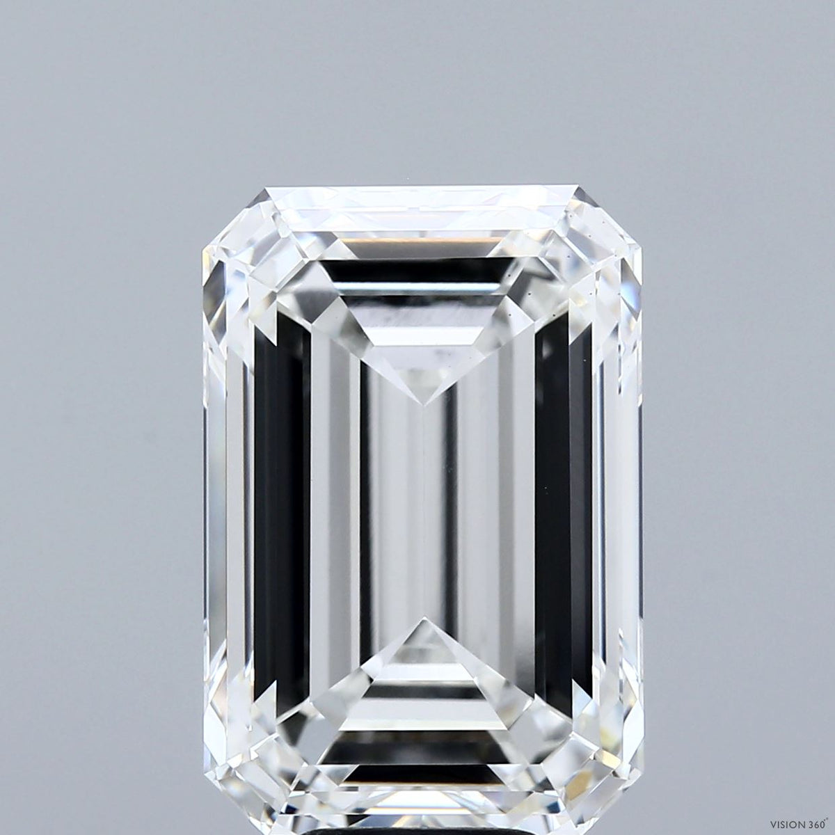 10.75 Carat Emerald Lab Grown Diamond, Excellent Polish, F Color, VS1 Clarity