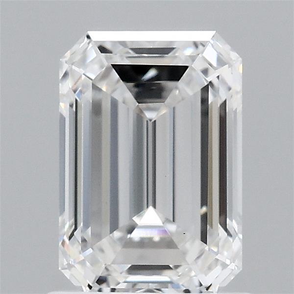 1.40 Carat Emerald Lab Grown Diamond, Excellent Polish, E Color, VS1 Clarity