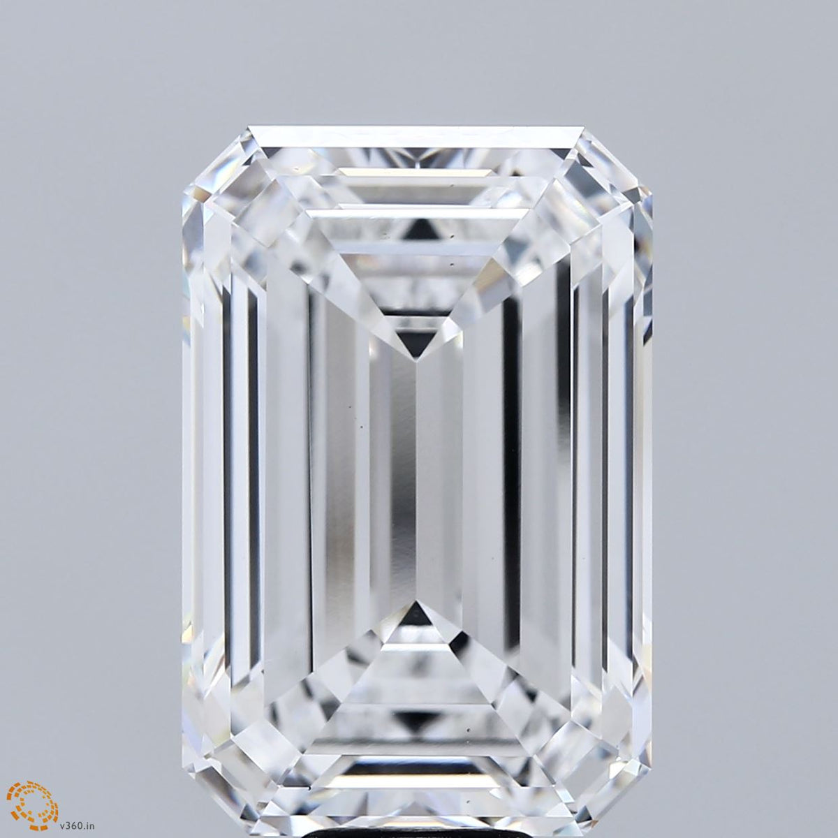 15.04 Carat Emerald Lab Grown Diamond, Excellent Polish, E Color, VS1 Clarity