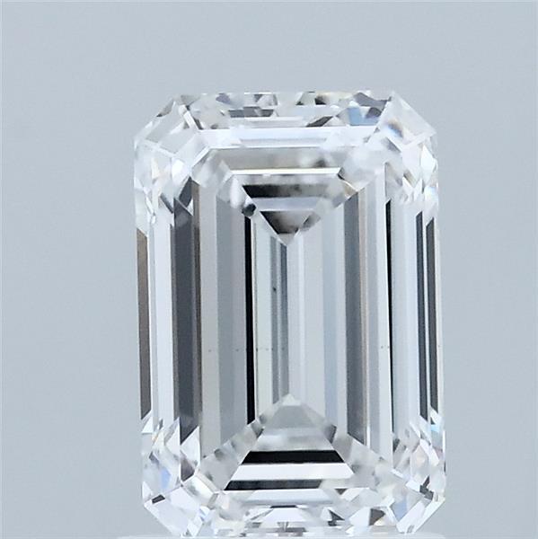 1.51 Carat Emerald Lab Grown Diamond, Excellent Polish, D Color, VS1 Clarity