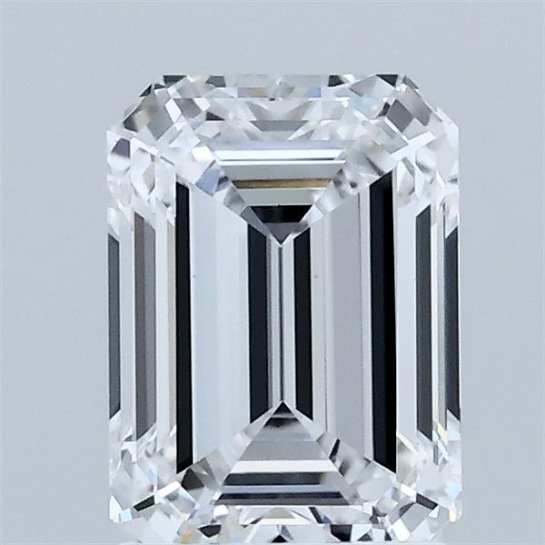 1.53 Carat Emerald Lab Grown Diamond, Excellent Polish, D Color, VS1 Clarity
