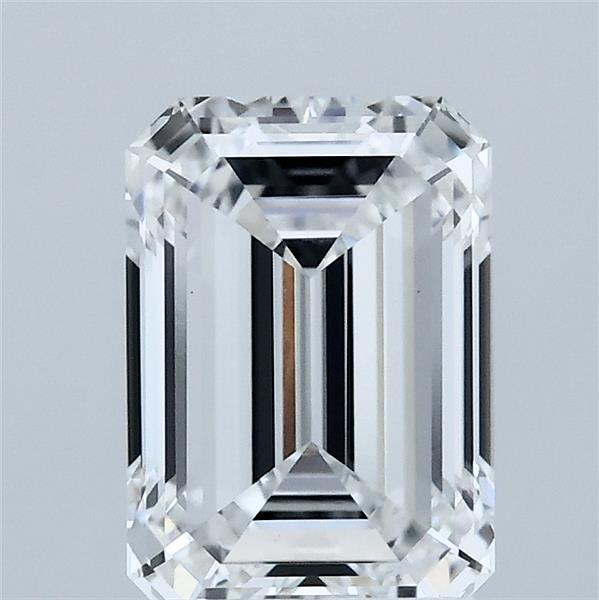 2.07 Carat Emerald Lab Grown Diamond, Excellent Polish, E Color, VVS2 Clarity
