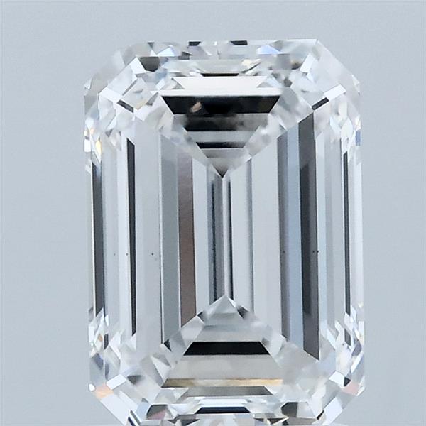 2.08 Carat Emerald Lab Grown Diamond, Excellent Polish, D Color, VS1 Clarity