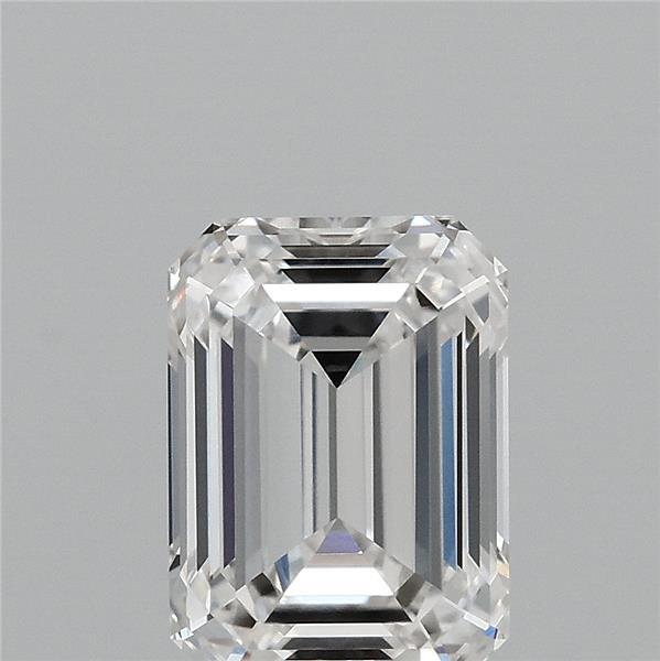 2.08 Carat Emerald Lab Grown Diamond, Excellent Polish, E Color, VVS1 Clarity