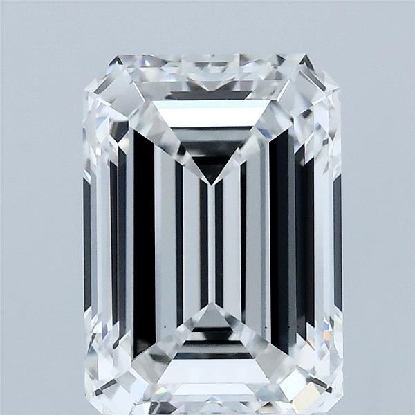 3.00 Carat Emerald Lab Grown Diamond, Excellent Polish, E Color, VS1 Clarity