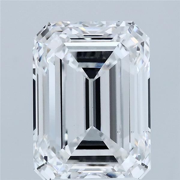 3.01 Carat Emerald Lab Grown Diamond, Excellent Polish, D Color, VS1 Clarity