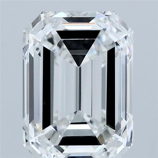 3.01 Carat Emerald Lab Grown Diamond, Excellent Polish, E Color, VS1 Clarity